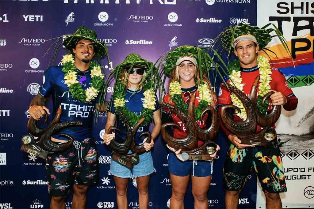 Jack Robinson Y Caroline Marks ganan el Tahiti Pro