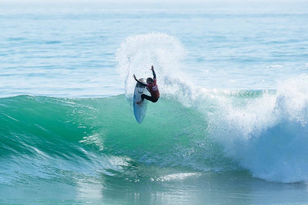 Adin Masencamp surfeando en el Pro Taghazout Bay 2026 en Marruecos