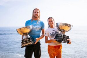 Rachael Tilly y Kai Ellice-Flint campeones del mundo de longboard 2025
