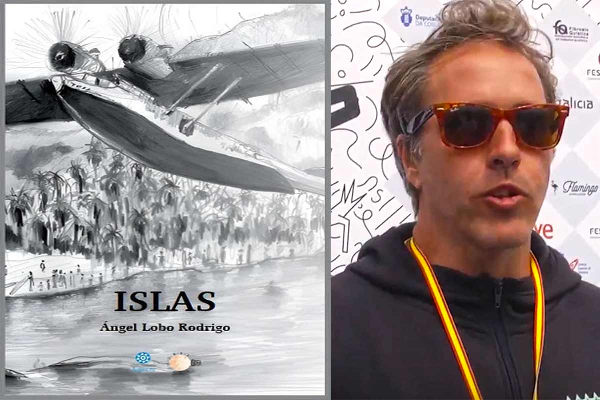 Ángel Lobo Rodrigo, presidente de la Federación Canaria de Surf, presenta su novela Islas, una historia inspirada en el mar y la cultura surf.