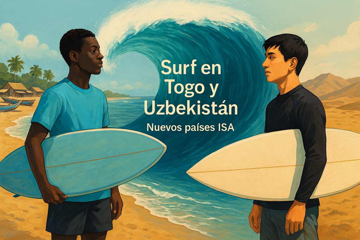 Surf en Togo y Uzbekistán nuevos países ISA