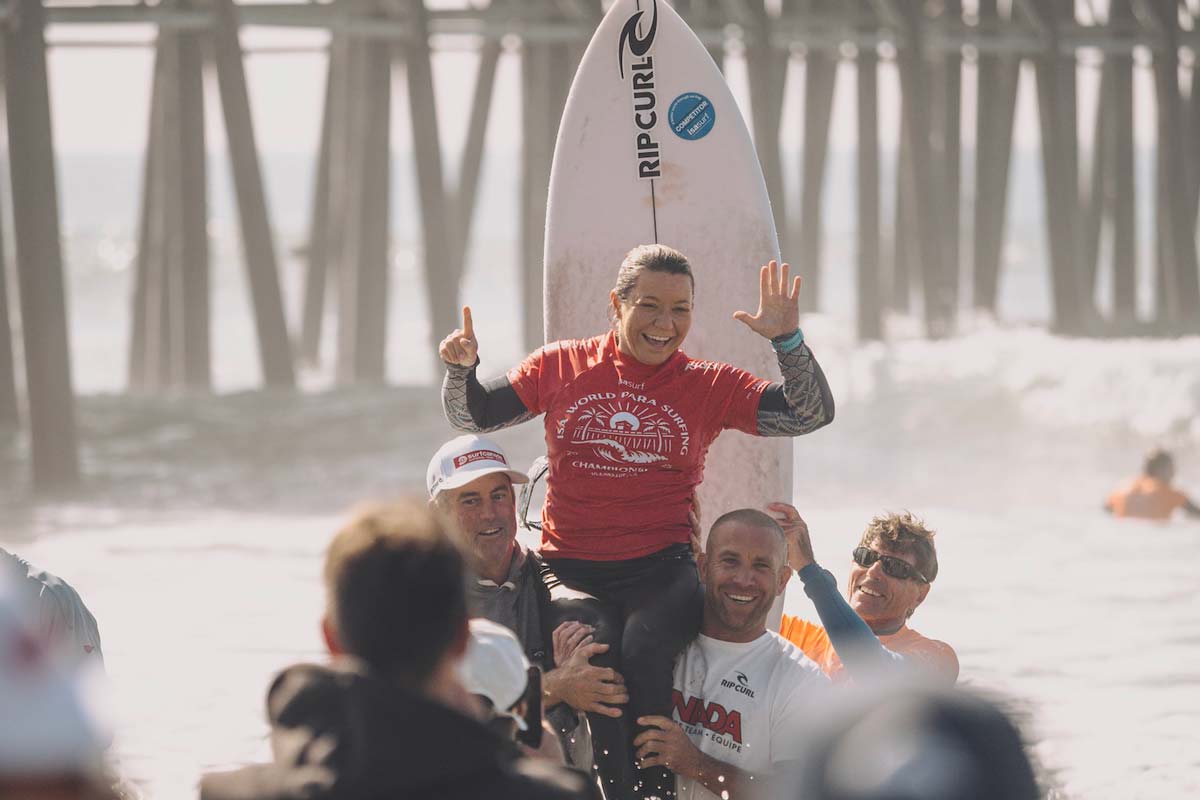 Victoria Feige Canadá Para Surfing ISA Oceanside 2025