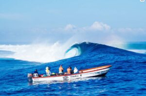 Ola de Cloudbreak en Fiyi, escenario del Fiji Pro 2026 del Championship Tour