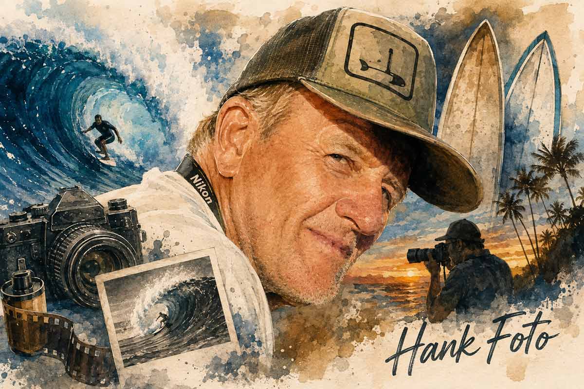 Hank Foto, fotógrafo de surf vinculado a la North Shore de Oahu